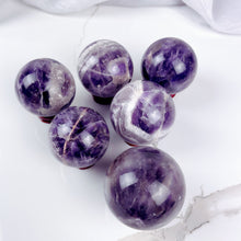 Load image into Gallery viewer, Amethyst Spheres - 55mm
