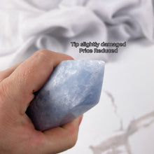 Load image into Gallery viewer, Blue Calcite Generator 610gr - Tip Damaged Price Reduced

