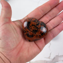Load image into Gallery viewer, Mahogany Obsidian Heart
