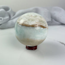 Load image into Gallery viewer, Caribbean Calcite Sphere - 628gr
