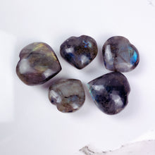 Load image into Gallery viewer, Labradorite Hearts Small
