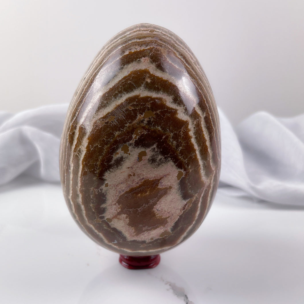 Brown Aragonite Egg - Extra Large 2kg