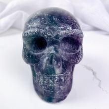 Load image into Gallery viewer, Fluorite Skull - Large 1.14kg
