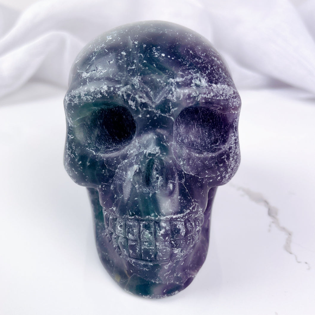 Fluorite Skull - Large 1.14kg