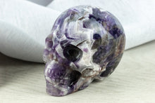 Load image into Gallery viewer, Chevron Amethyst Skull- Large
