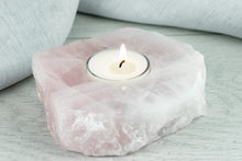 Load image into Gallery viewer, Rose Quartz Candle Holder
