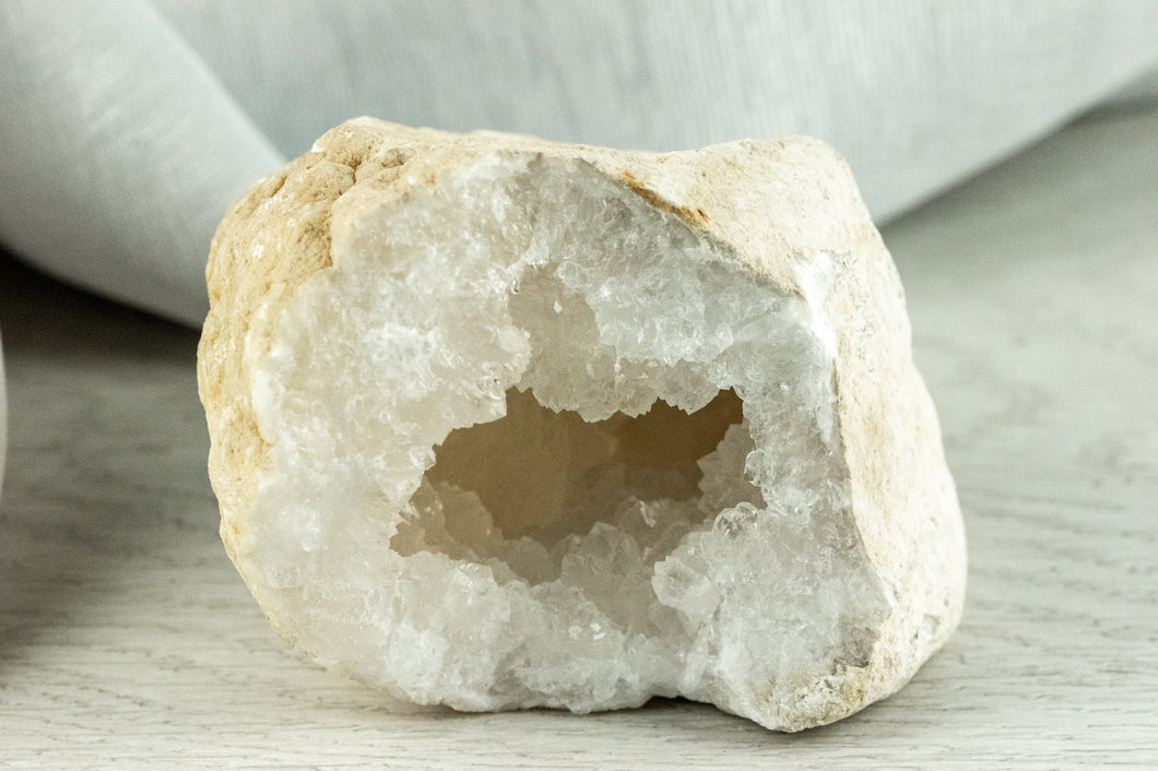 Clear Quartz Geode Half- Medium