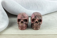 Load image into Gallery viewer, Rhodonite Skull- Medium

