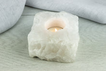 Load image into Gallery viewer, Clear Quartz Candle Holder
