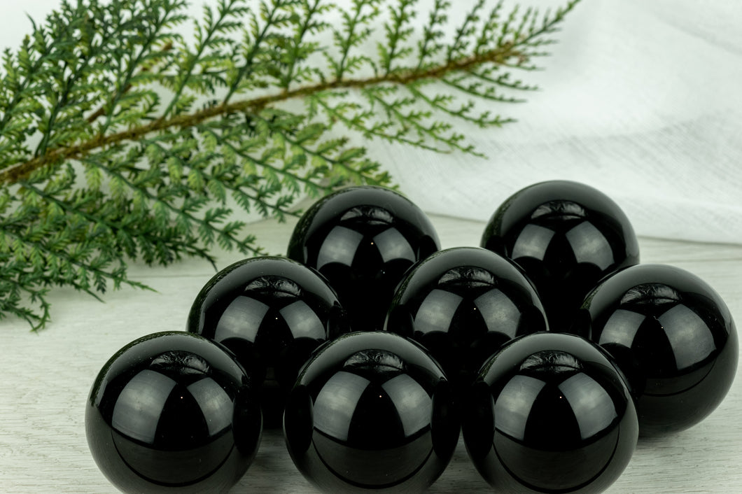 Black Obsidian Sphere - Medium